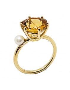 Anillo Solitario Redondo Oro 2