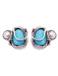 Pendientes Tinajo Turquesa