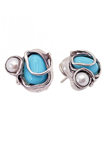Pendientes Tinajo Turquesa