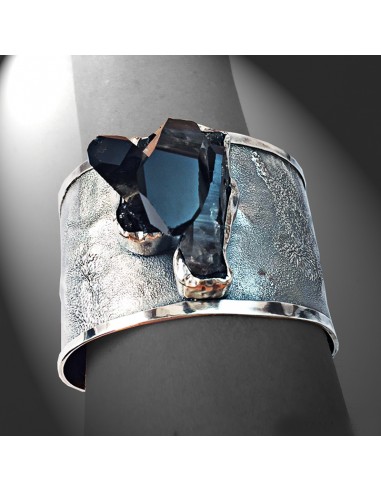 VENDIDO - Brazalete Cuarzo Negro