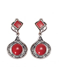 Pendientes Coral