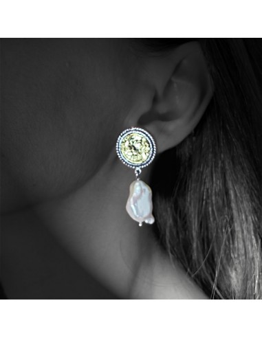 Pendientes Aureus Perlas