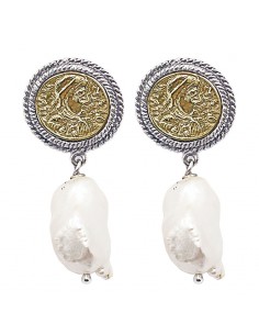 Pendientes Aureus Perlas
