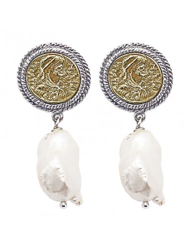 Pendientes Aureus Perlas