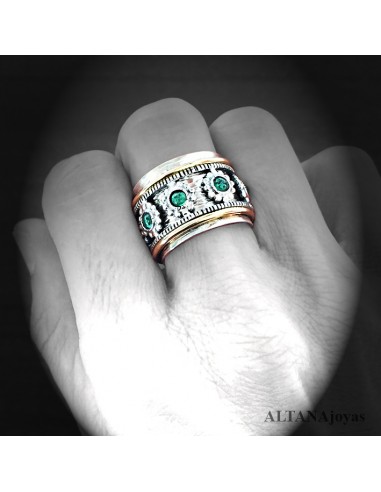 Anillo Charros Esmeraldas