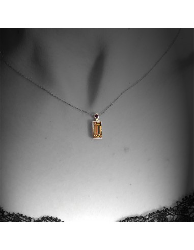 Colgante Baguette Oro
