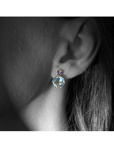 Pendientes Tresillos Redondos Oro