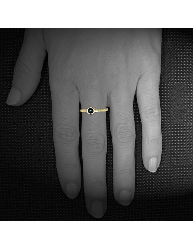 Anillo Zafiro Cabujón