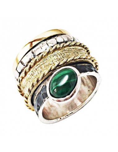 Anillo Cimborrio Malaquita