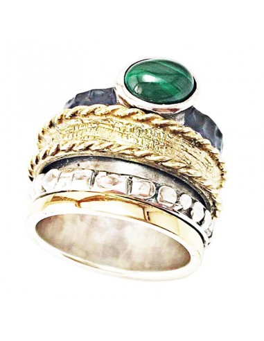 Anillo Cimborrio Malaquita