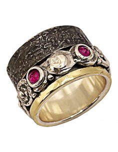 Anillo Cúpula Rubíes