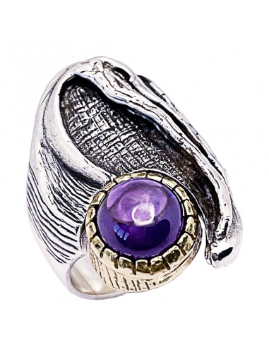 Anillo Contemporáneo Amatista