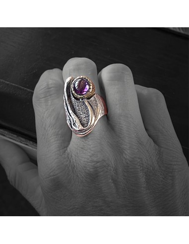 Anillo Contemporáneo Amatista