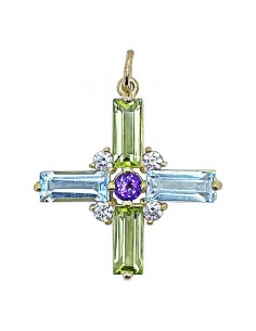 Cruz Baguettes Diamantes