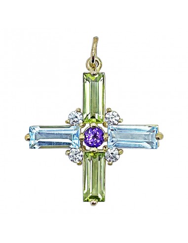 Cruz Baguettes Diamantes
