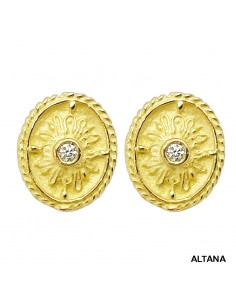 Pendientes Etruscos Ovales