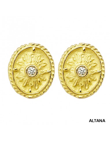 Pendientes Etruscos Ovales