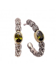 Pendientes Art-Deco Plata...