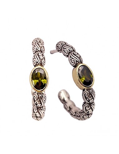 Pendientes Art-Deco Plata de Ley Aros