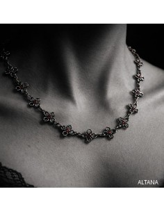 Cadena Plata de Ley Flores... 2